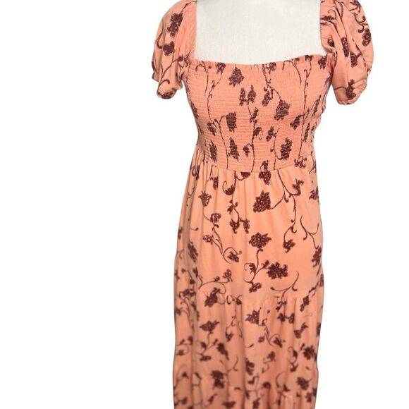 Daily Practice by Anthropologie Tiered Maxi floral cotton Extra Small Floral - Picture 4 of 12